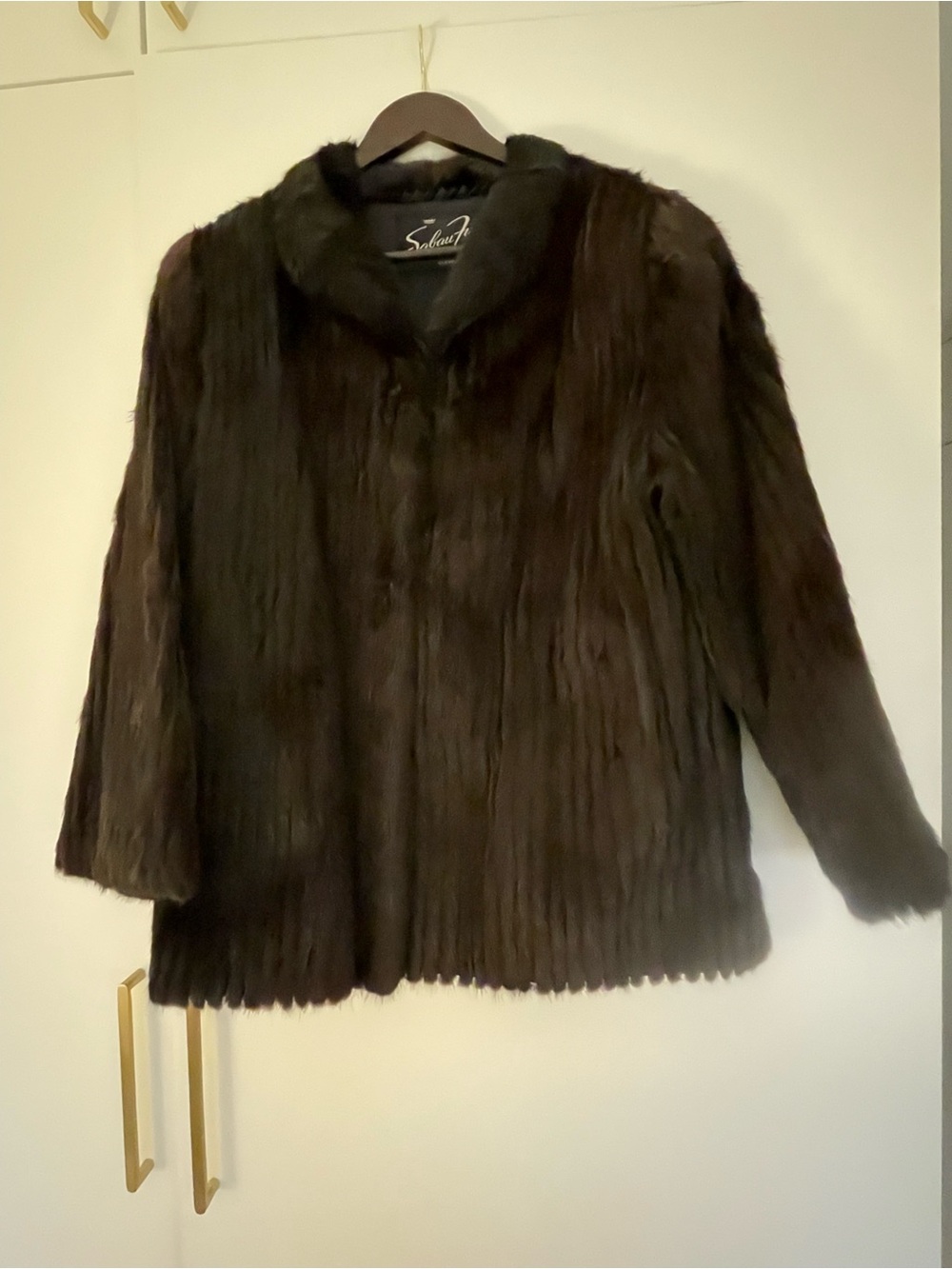 Ranch Mink Women's Chocolate Brown Jacket